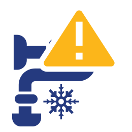 icon for frozen pipes