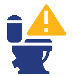icon for blocked toilets