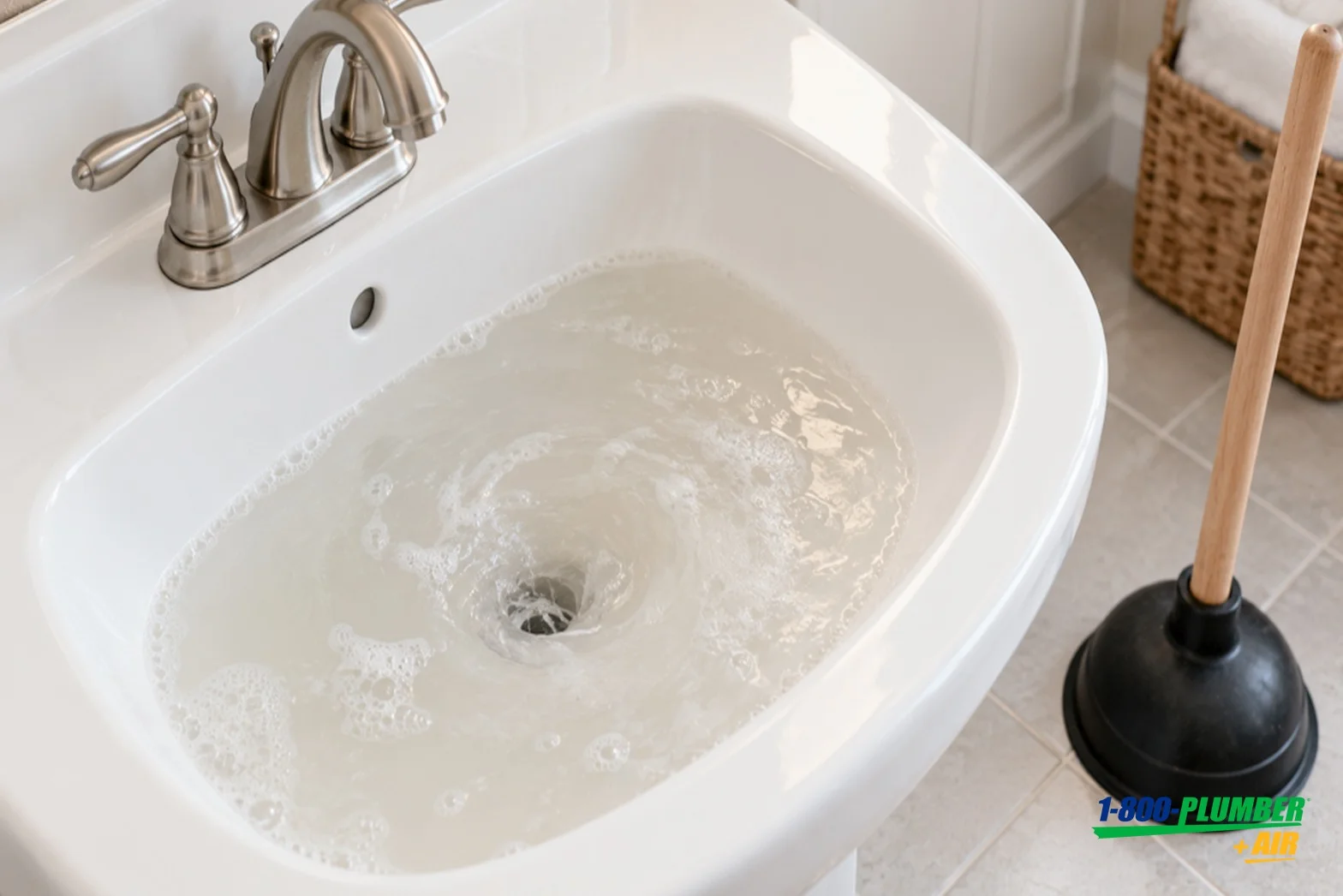Why does my drain keep clogging: slow sink with standing water